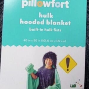 Pillowfort Green Hulk Hooded Blanket